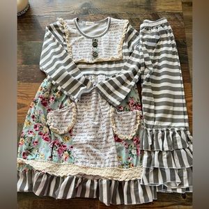 Girls Size 6-7 Top and Pants set